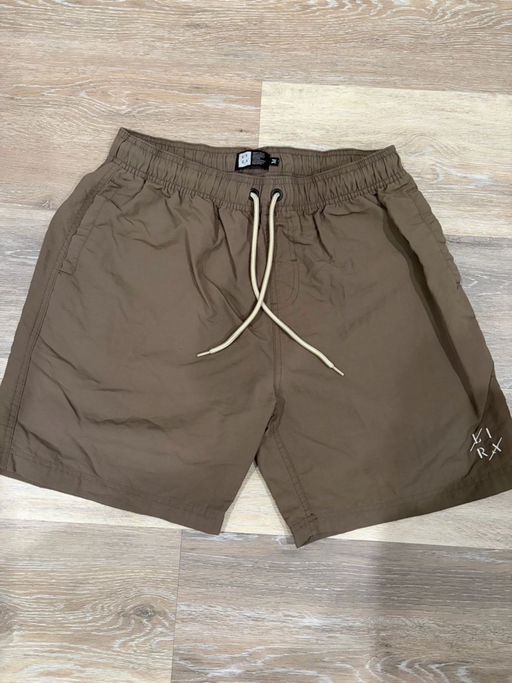Tilly's Brown Men's Drawstring Shorts